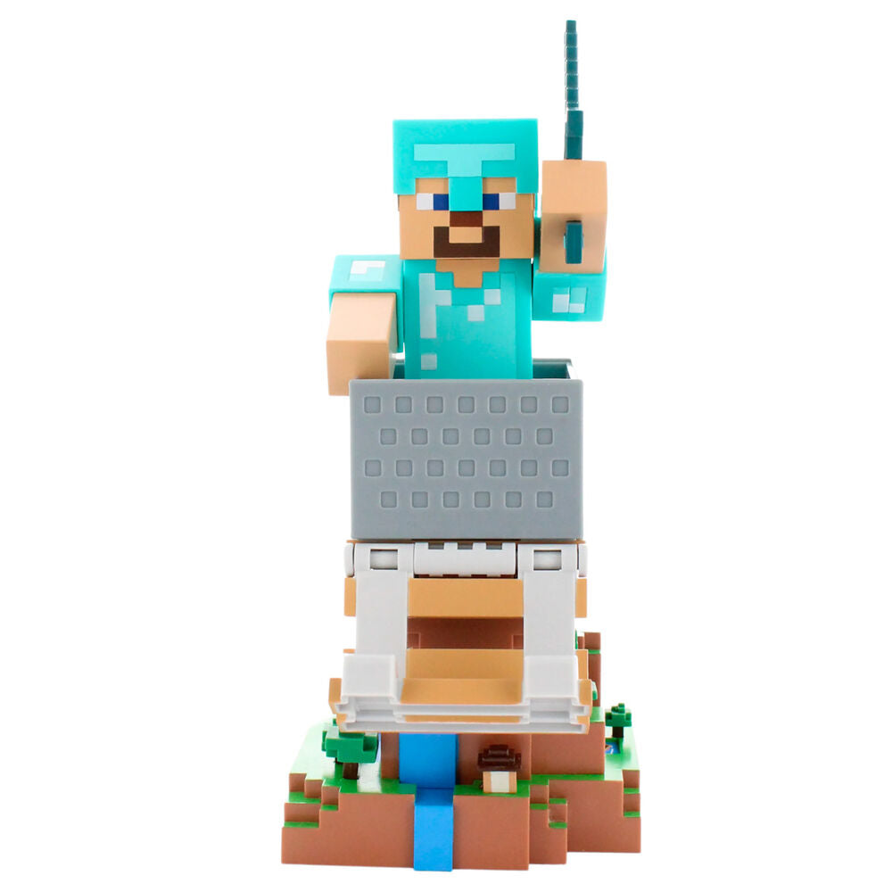 Minecraft Diamond Steve Cable Guy 20cm
