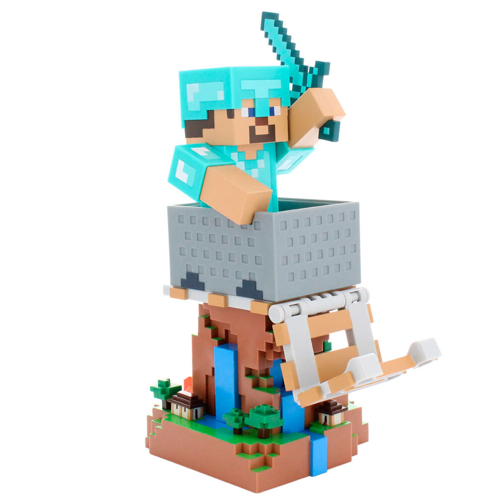 Minecraft Diamond Steve Cable Guy 20cm