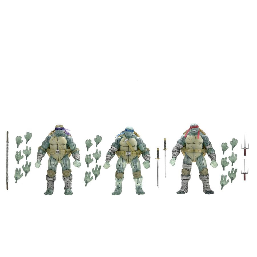 Ninja Turtles The Last Ronin Teenage Mutant Ghost Brothers Set – 3 Figurer 18cm