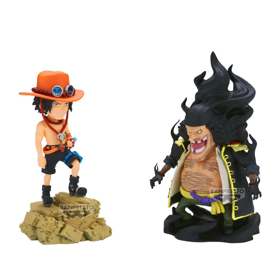 One Piece Portgas D.Ace Vs Marshall.D.Teach Log Stories Figur 8 cm