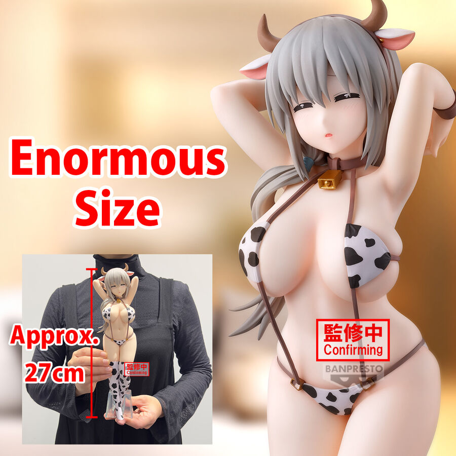 Uzaki-chan Vill Hänga Ut! Uzaki Tsuki Glitter & Glamorous Figur 27 cm