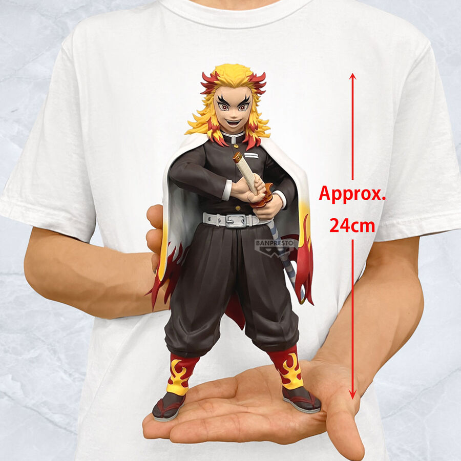 Demon Slayer Kimetsu no Yaiba Kyojuro Rengoku Grandista figur 24cm