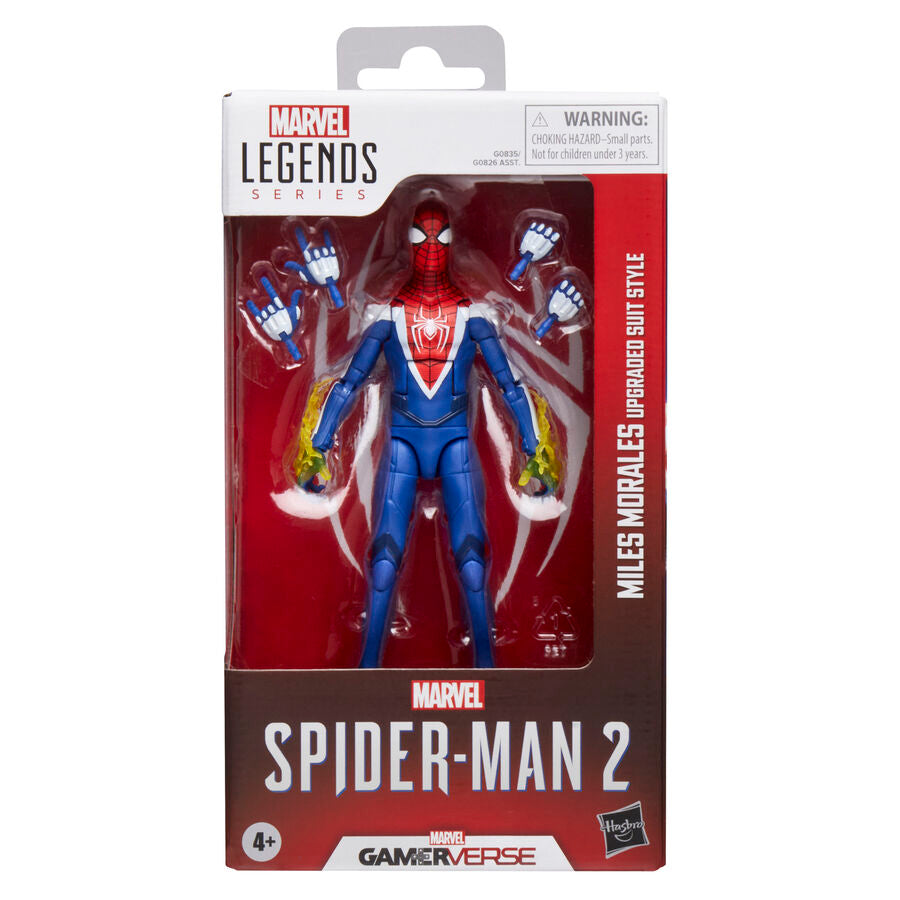Marvel Legends Spider-Man 2 Miles Morales Upgraded Suit Figur