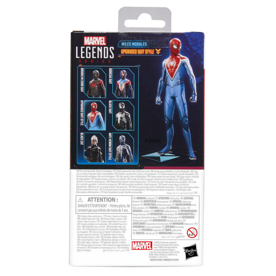 Marvel Legends Spider-Man 2 Miles Morales Upgraded Suit Figur