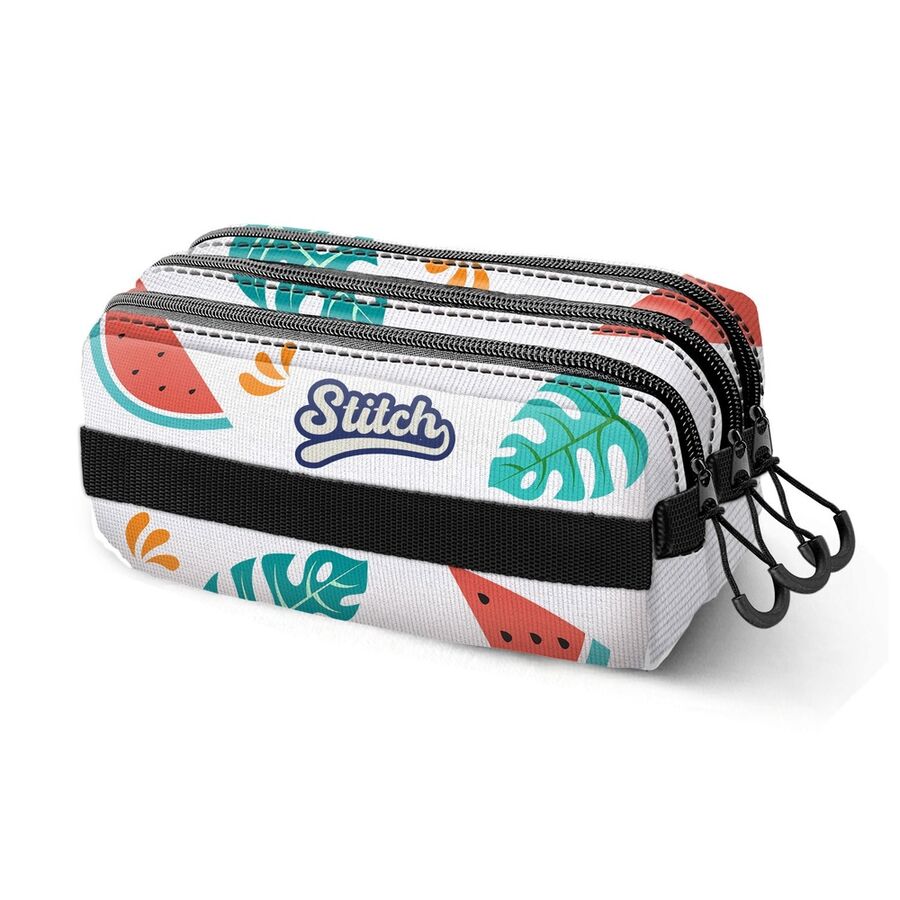 Disney Stitch Frog Triple Pennfodral - Perfekt För Skolan