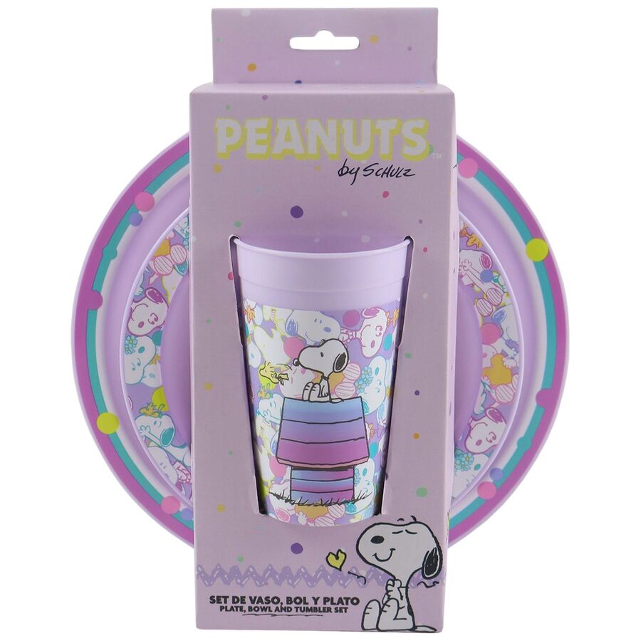 Snoopy 3pzs Frukostset