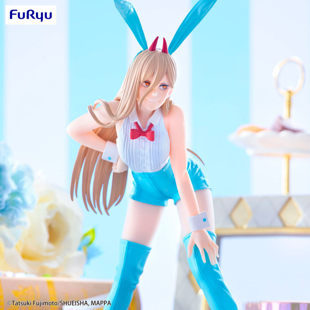 Chainsaw Man Power Light Blue Color Bicute Bunnies Figur 25cm