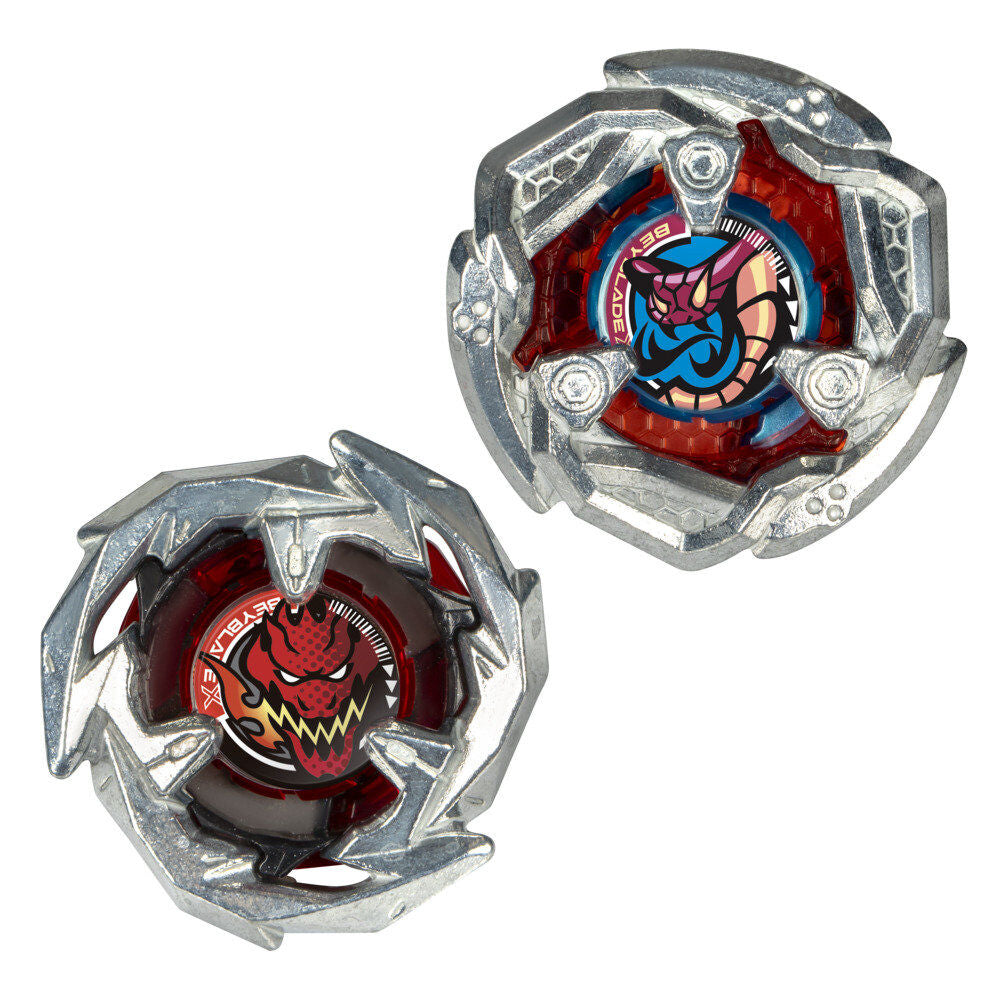 Beyblade X Tail Viper 5-80O & Sword Dran 3-60F Battle-snurrleksak