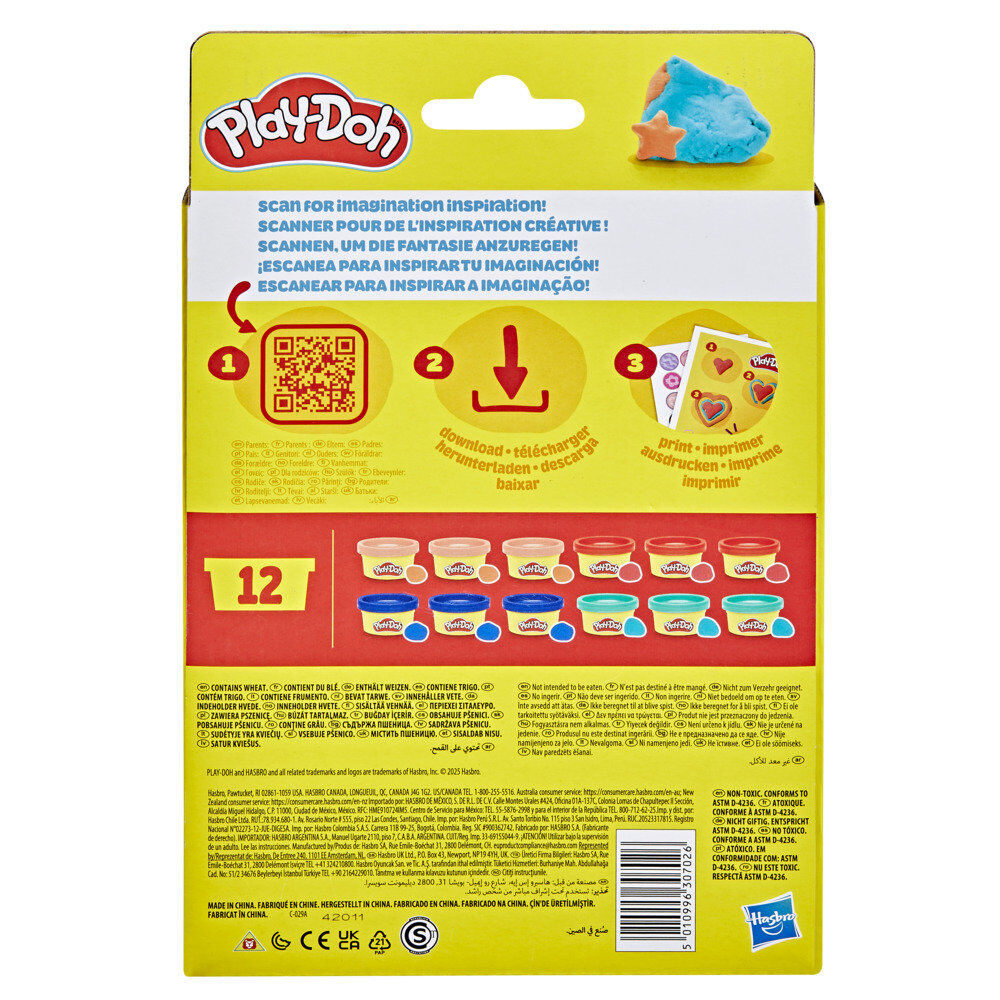 Play-Doh Set med 12 Mini Båtar