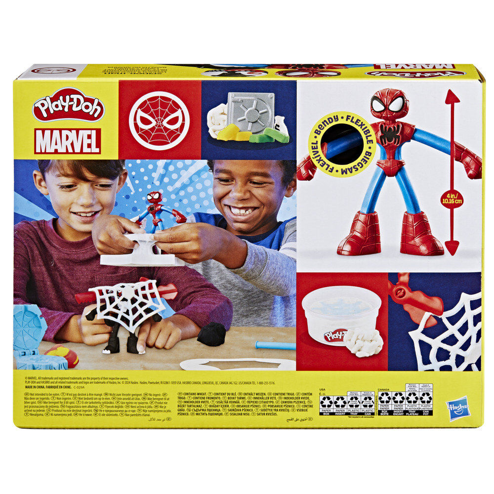 Play-Doh Marvel Spiderman - Kasta och fånga