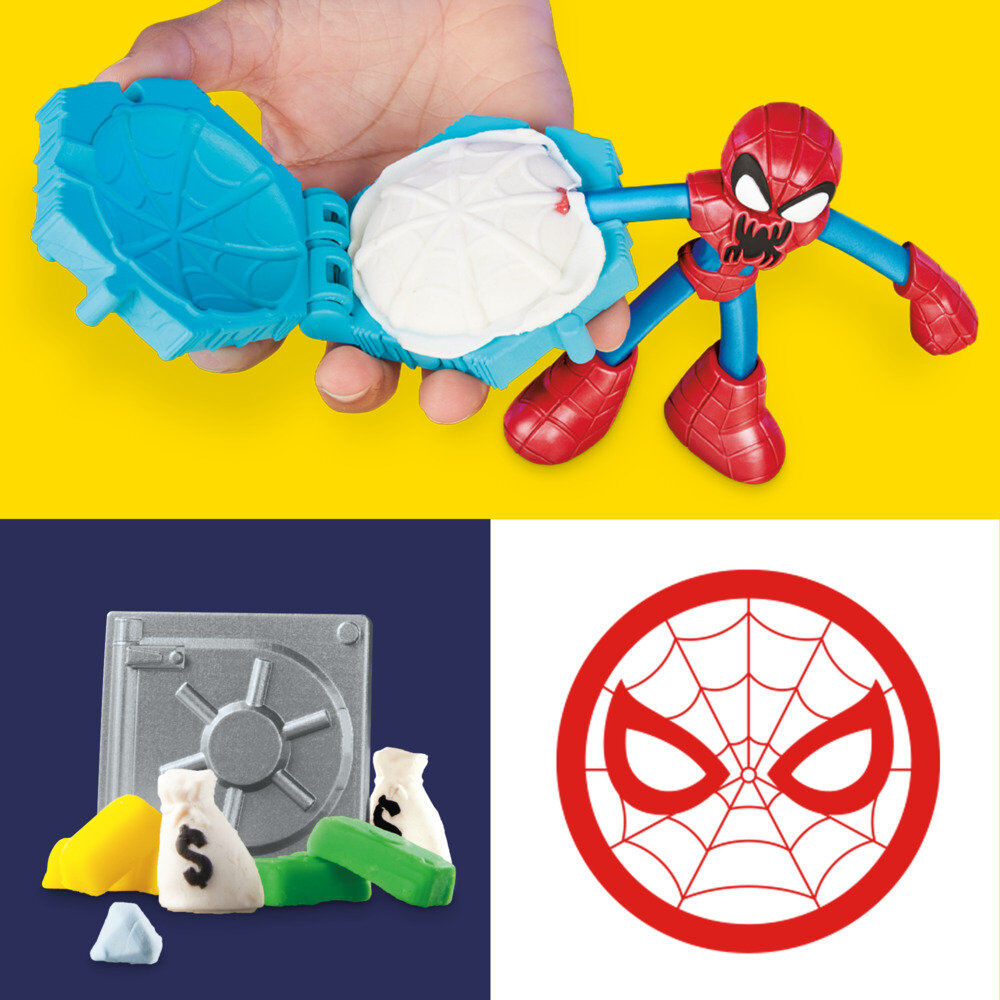 Play-Doh Marvel Spiderman - Kasta och fånga