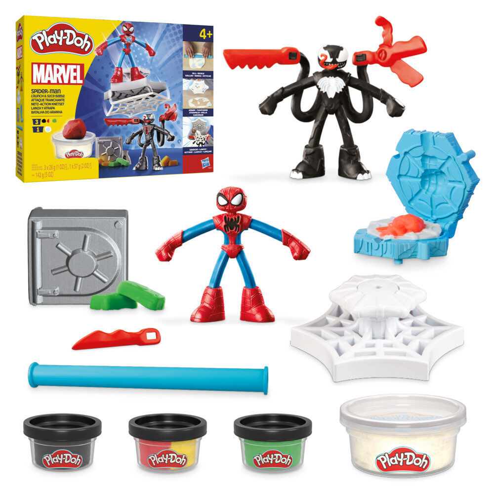 Play-Doh Marvel Spiderman - Kasta och fånga