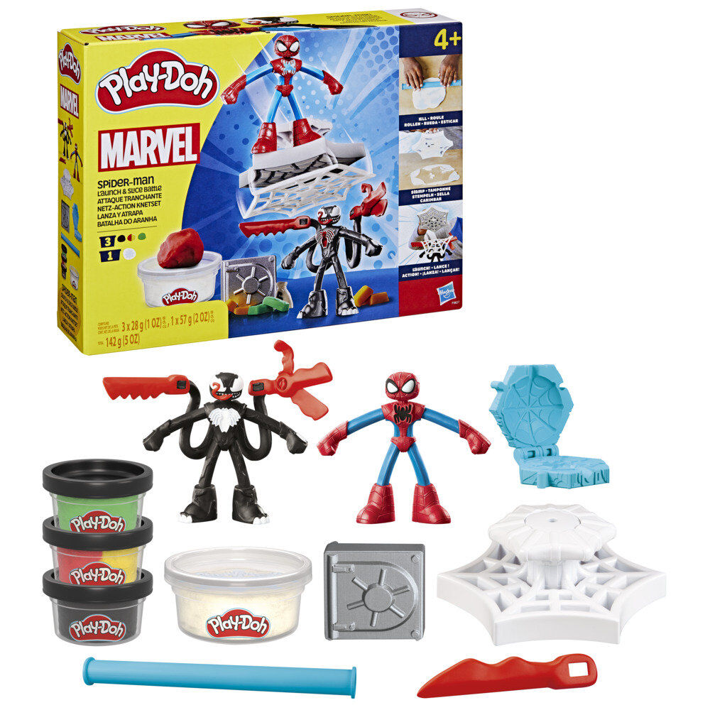 Play-Doh Marvel Spiderman - Kasta och fånga
