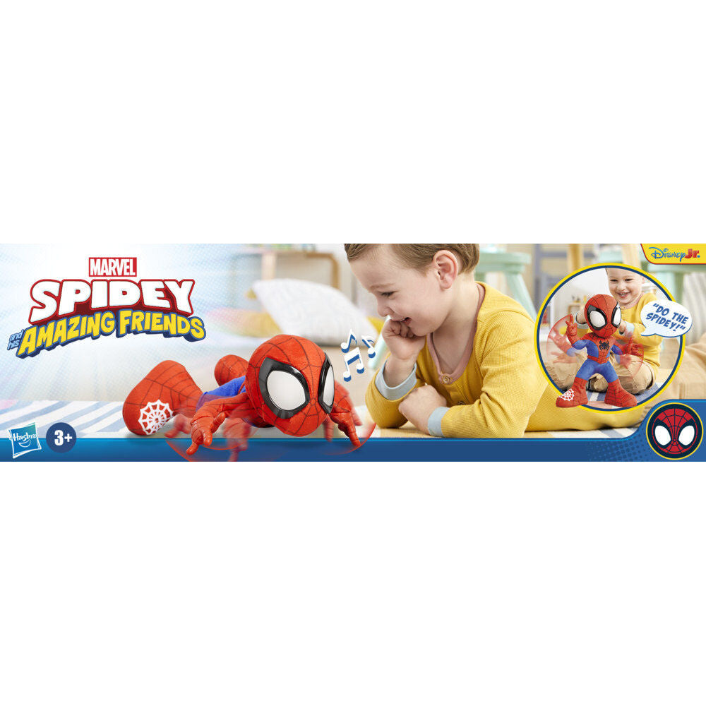 Marvel Spidey och Hans Fantastiska Vänner Spidey Dansar och Kryper Gosedjur