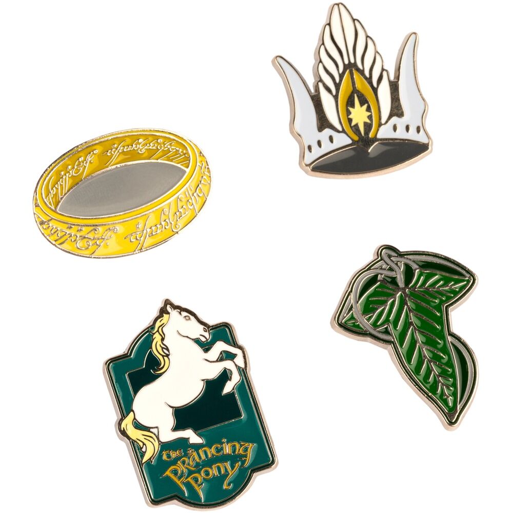 The Lord Of The Rings 4-pin set - Fantastiska pins för fans