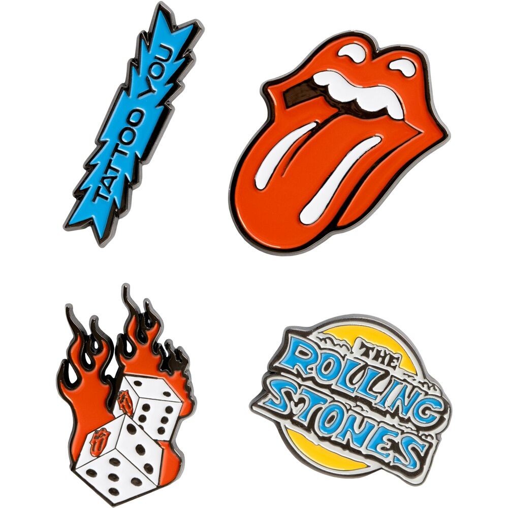 Rolling Stones 4-pin set - Unik och stilren samling