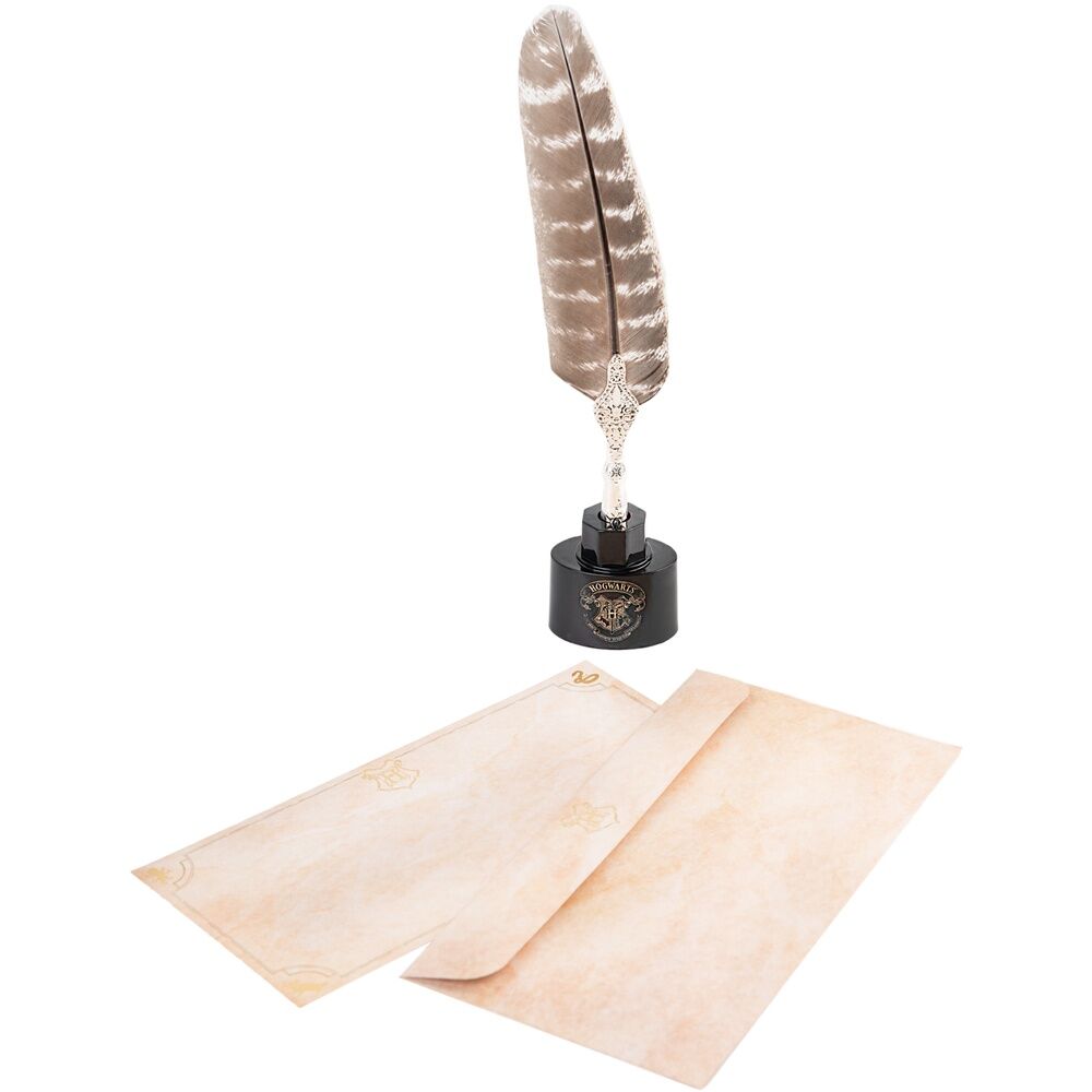 Harry Potter Blister Pen Feather + Kort
