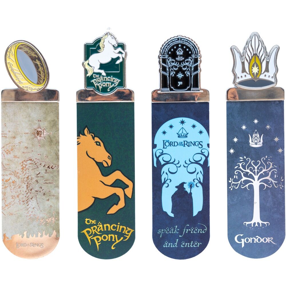 The Lord Of The Rings 4 bokmärken set