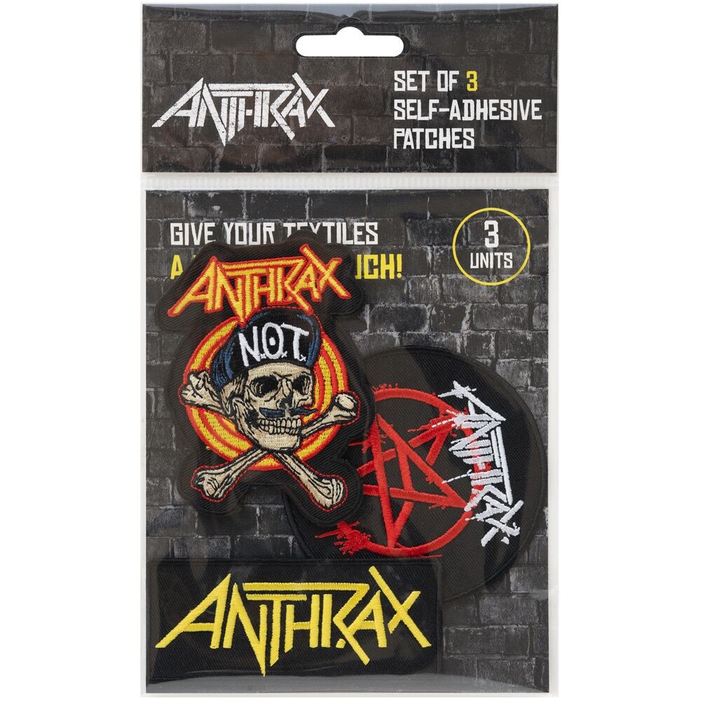 Anthrax 3-set lappar