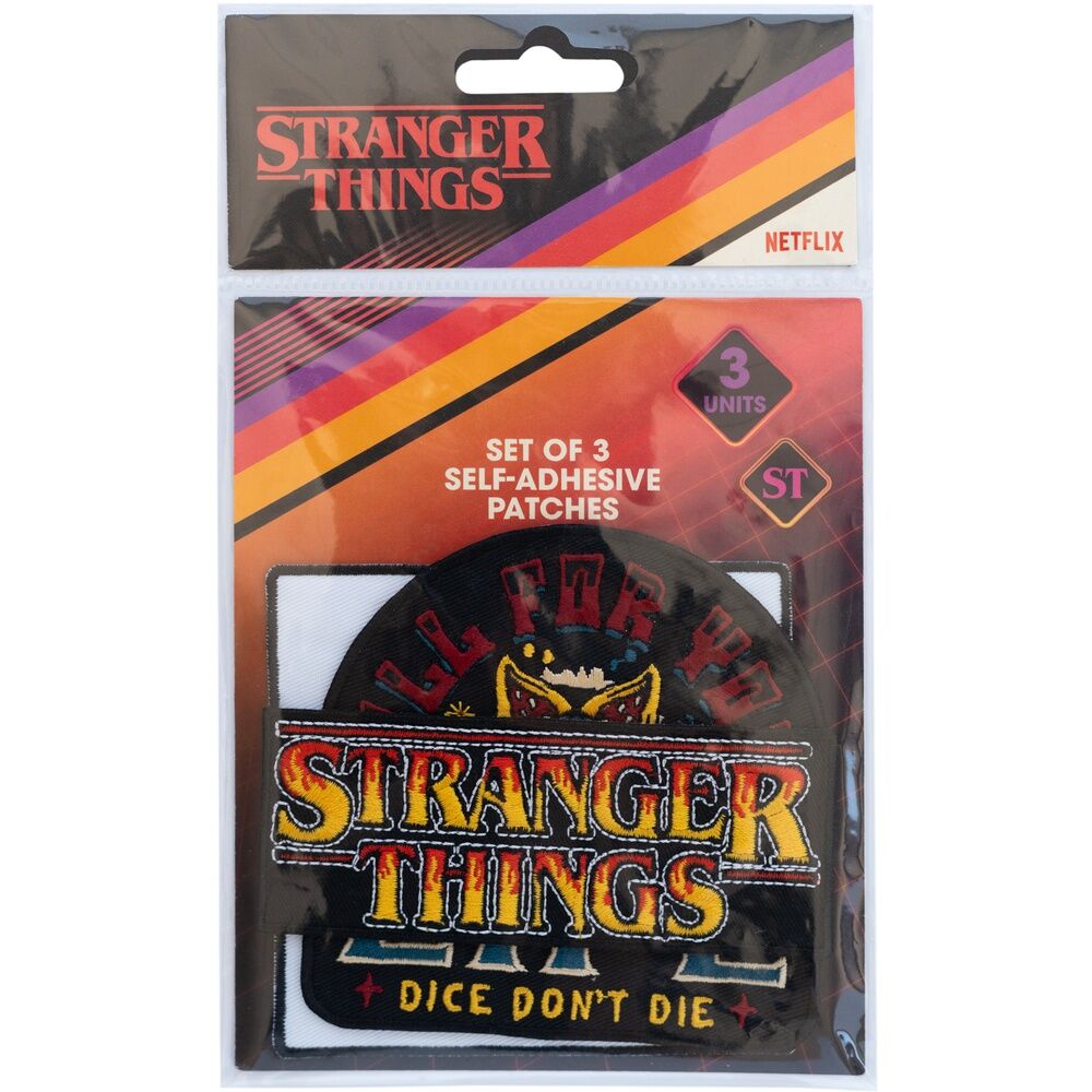 Stranger Things 3 Set av Patches