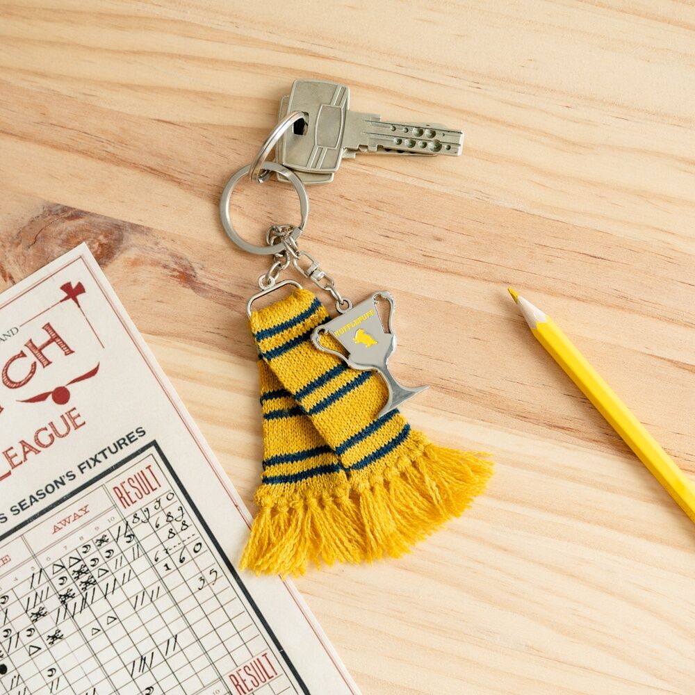 Harry Potter Hufflepuff Halsduk Nyckelring