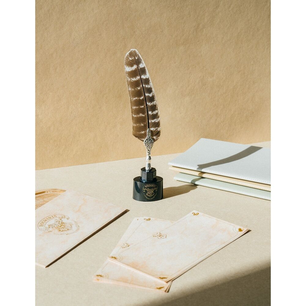 Harry Potter Blister Pen med Feder + Kort