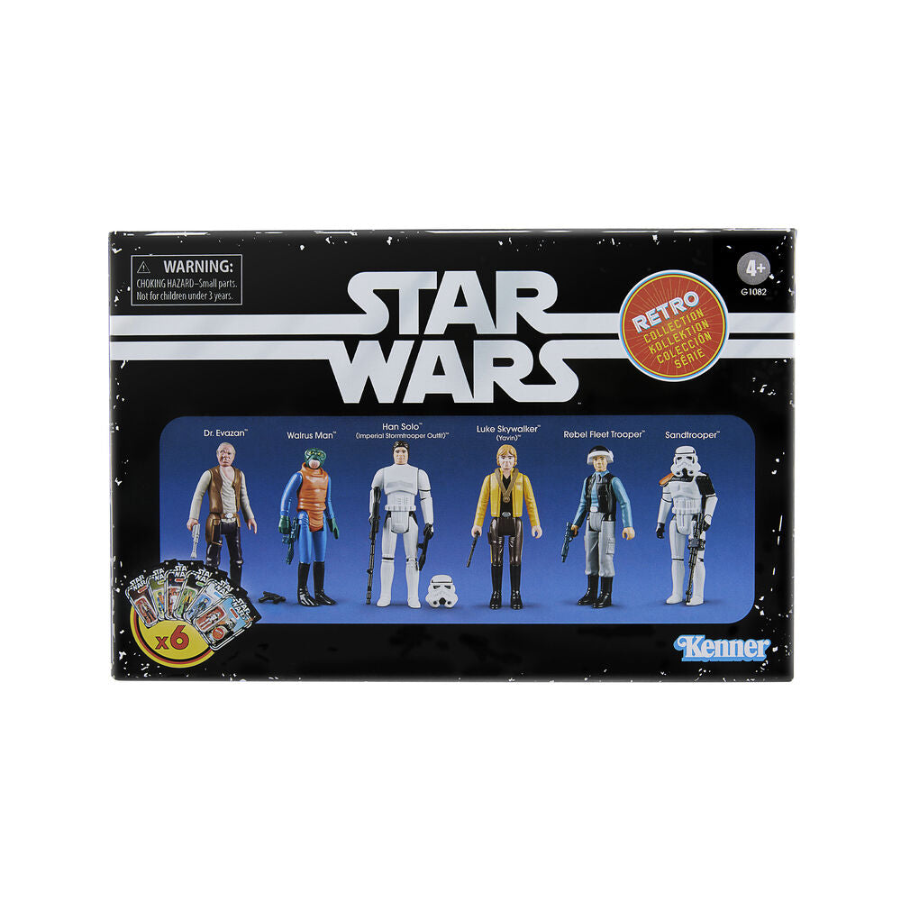 Star Wars set med 6 figurer 9,5 cm