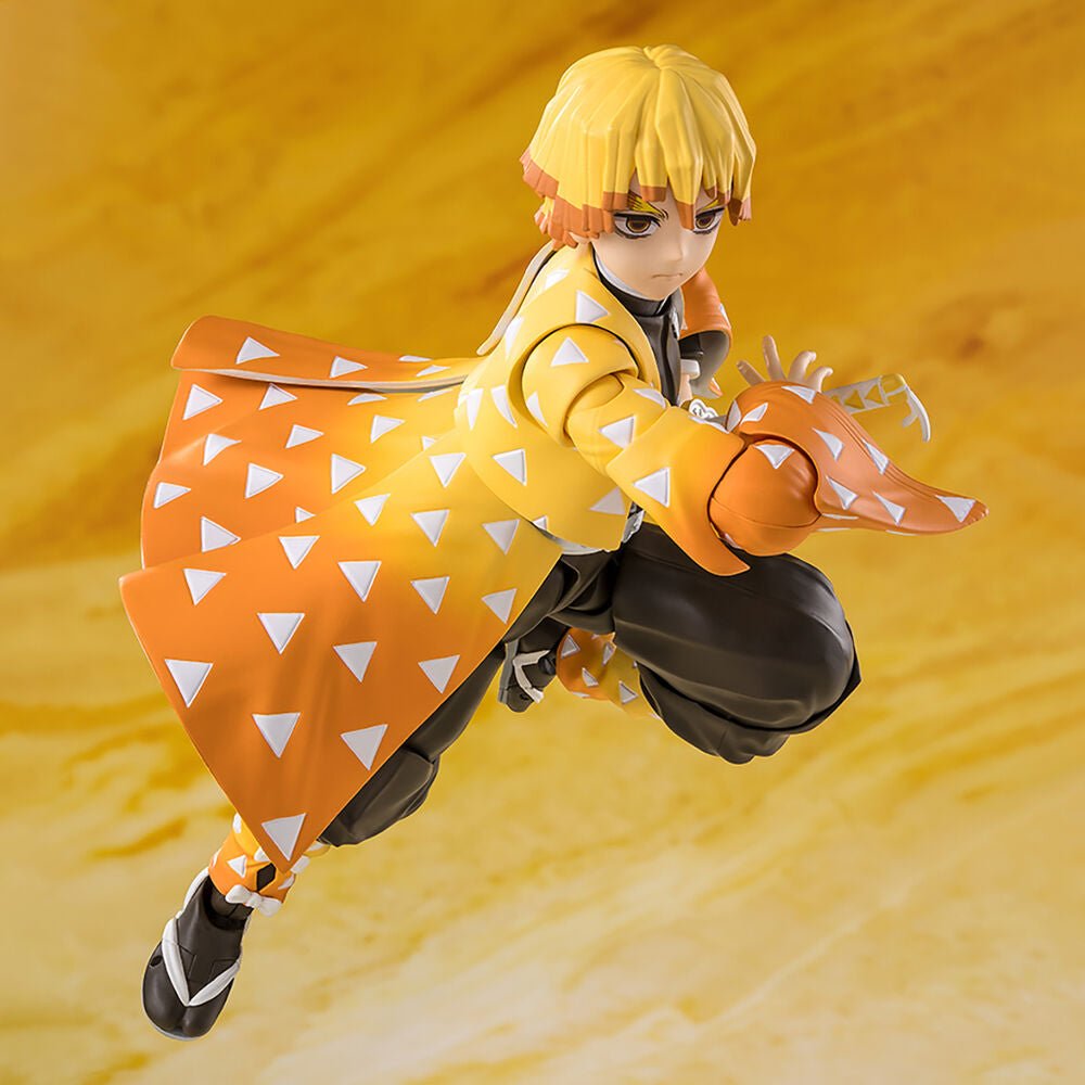 Demon Slayer Kimetsu no Yaiba Zenitsu Agatsuma S.H. Figuarts figur 14cm