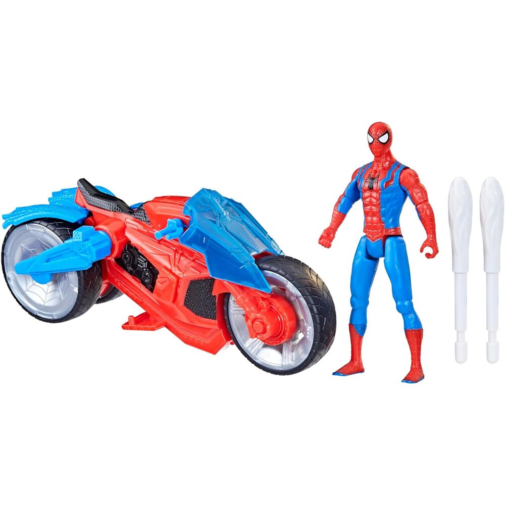 Marvel Spider-Man Epic World of Action Arachnid Motorbike + Spiderman figur