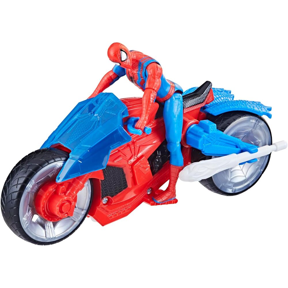 Marvel Spider-Man Epic World of Action Arachnid Motorbike + Spiderman figur