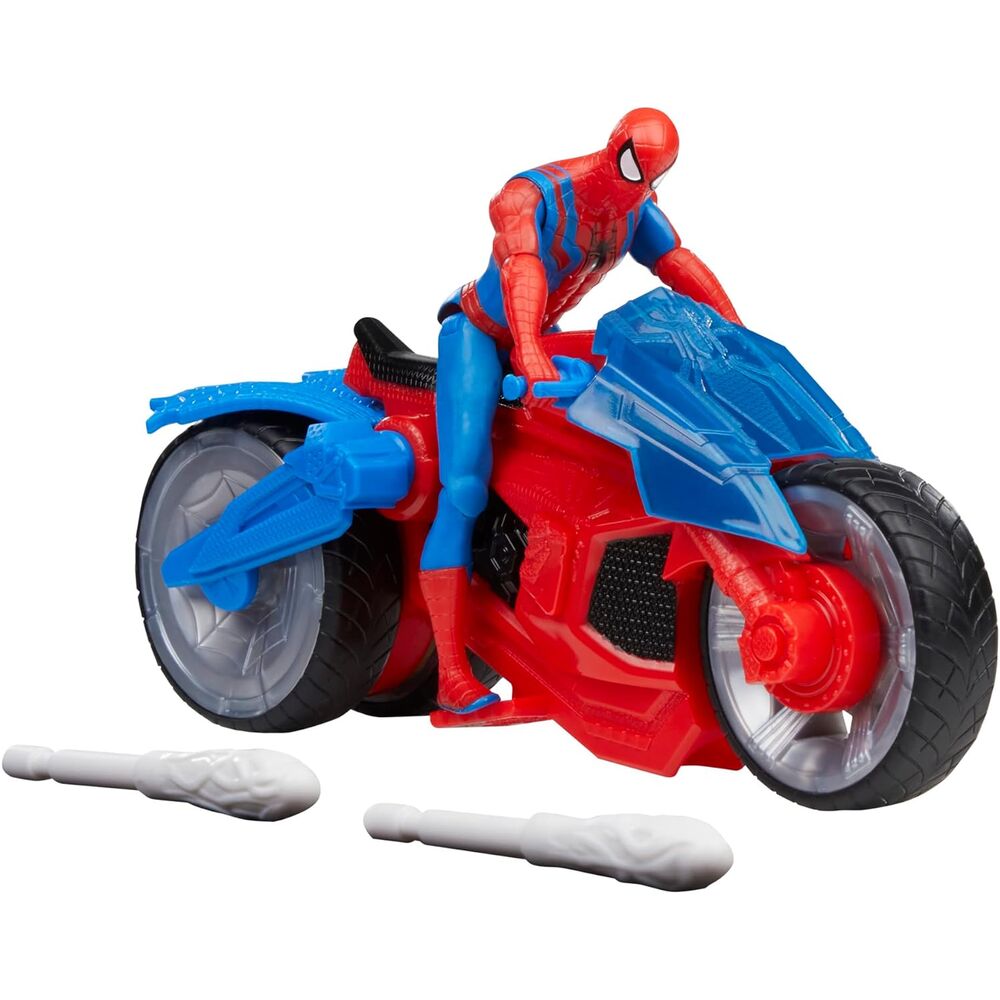 Marvel Spider-Man Epic World of Action Arachnid Motorbike + Spiderman figur