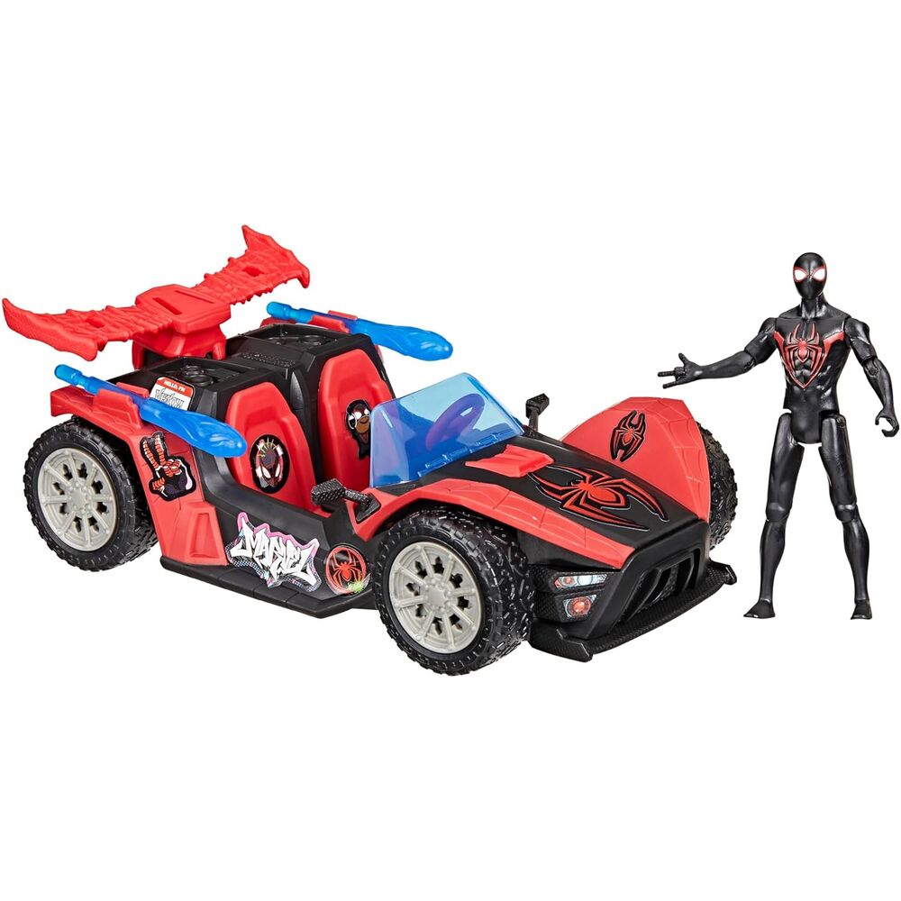 Marvel Spider-Man Venom Versus Launcher Bil med Miles Morales Figur