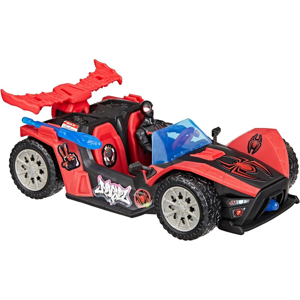 Marvel Spider-Man Venom Versus Launcher Bil med Miles Morales Figur