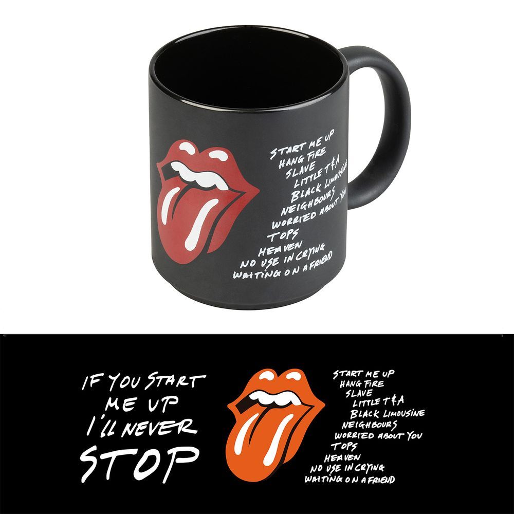The Rolling Stones Mug 350ml - Ikonisk Keramikmugg