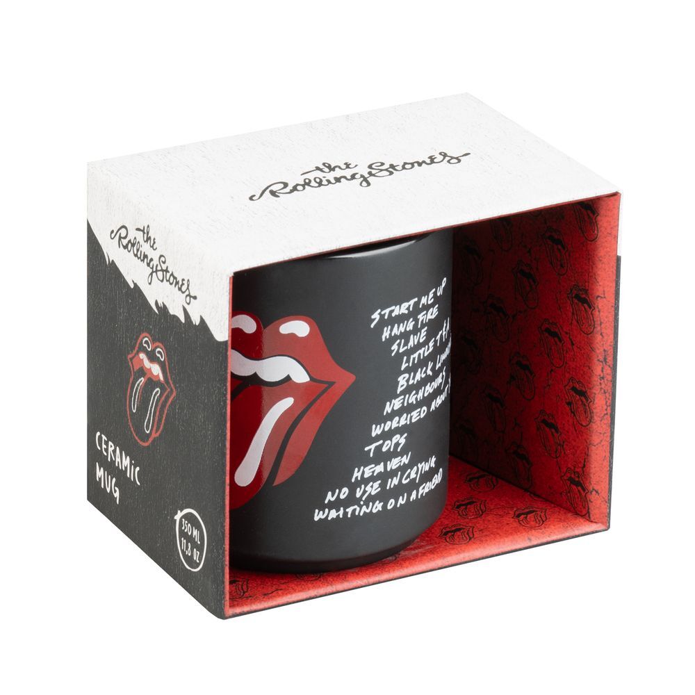 The Rolling Stones Mug 350ml - Ikonisk Keramikmugg