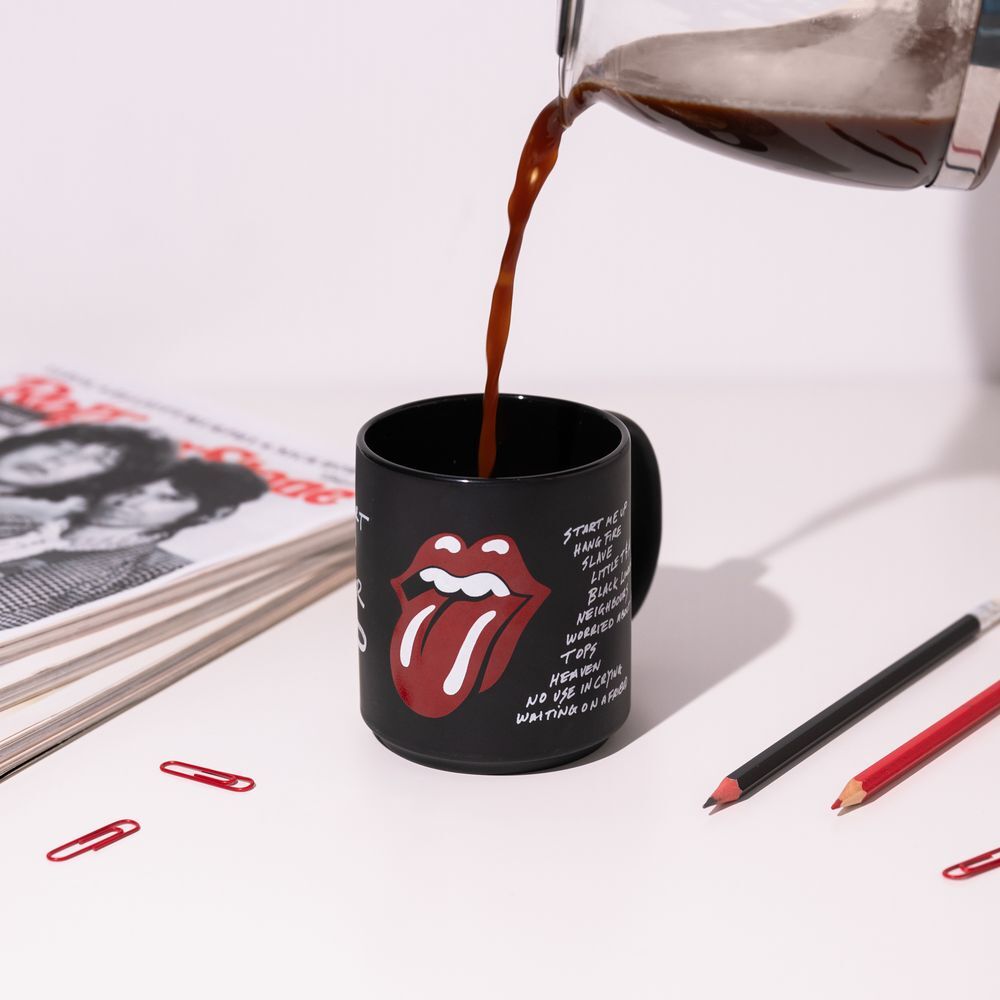 The Rolling Stones Mug 350ml - Ikonisk Keramikmugg