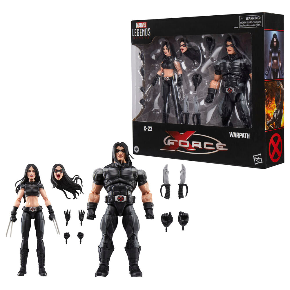 Marvel Legends X-Force X-23 & Warpath Figurpaket 15cm