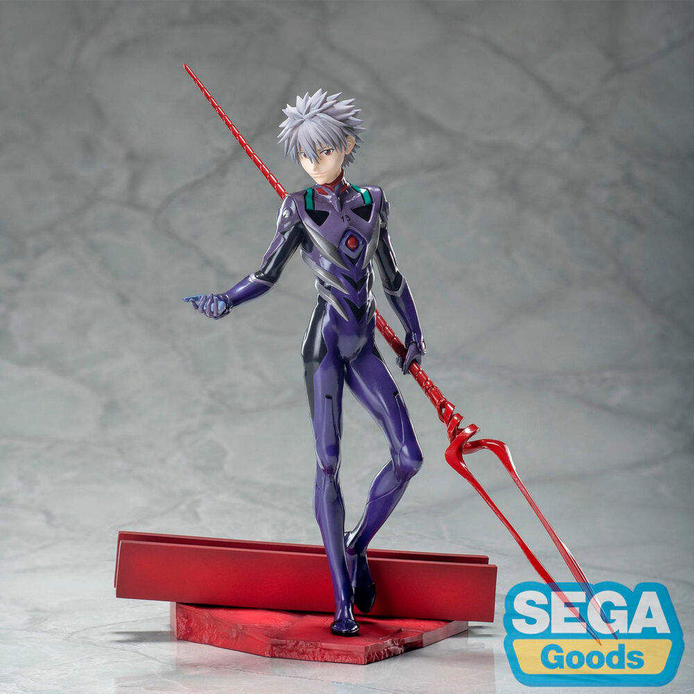 Evangelion 3.0 + 1.0 Thrice Upon a Time Kaworu Nagisa X Spear of Longinus Luminasta Figur 21 cm