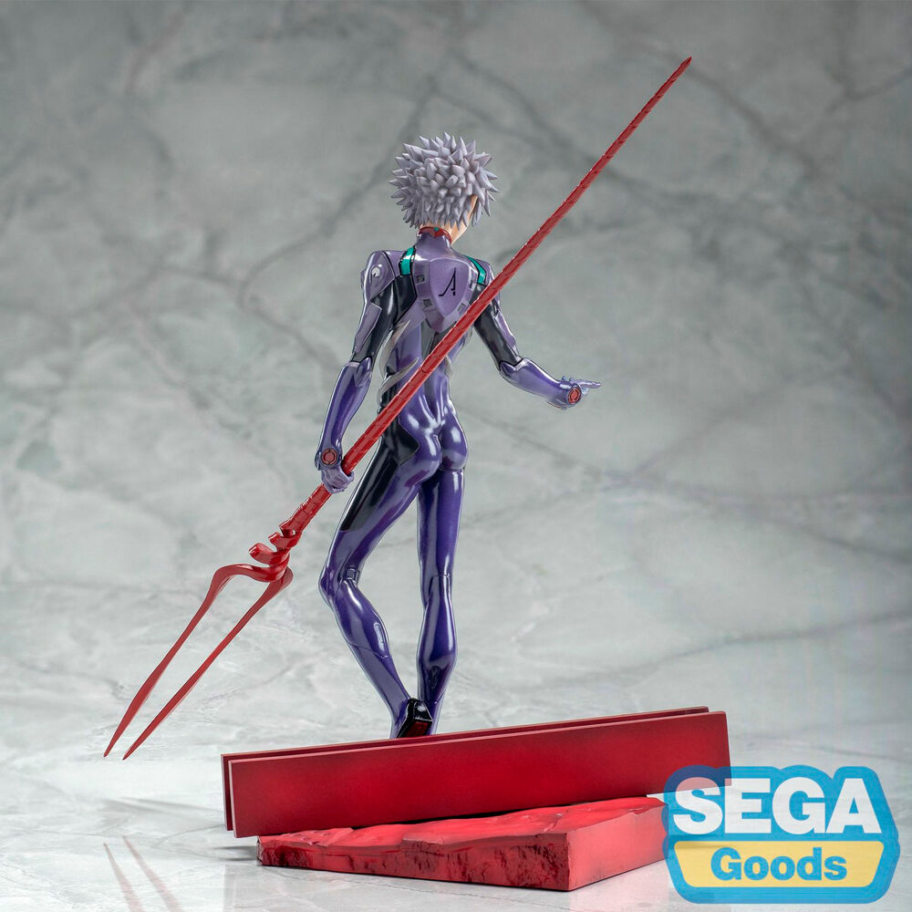 Evangelion 3.0 + 1.0 Thrice Upon a Time Kaworu Nagisa X Spear of Longinus Luminasta Figur 21 cm