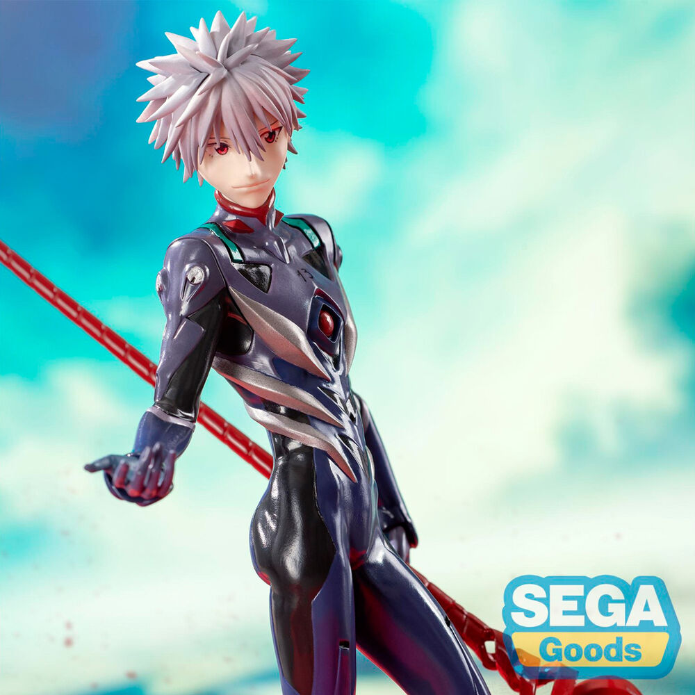 Evangelion 3.0 + 1.0 Thrice Upon a Time Kaworu Nagisa X Spear of Longinus Luminasta Figur 21 cm