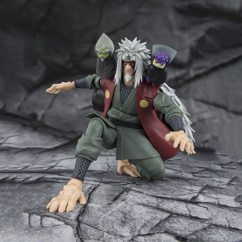 Naruto Shippuden Jiraiya Hidden Leaf Heroic Master Sage Mode S.H. Figuarts Figur 17cm