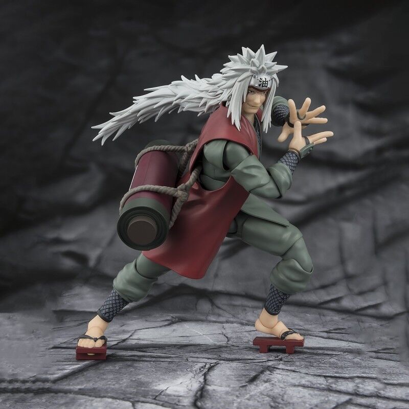 Naruto Shippuden Jiraiya Hidden Leaf Heroic Master Sage Mode S.H. Figuarts Figur 17cm