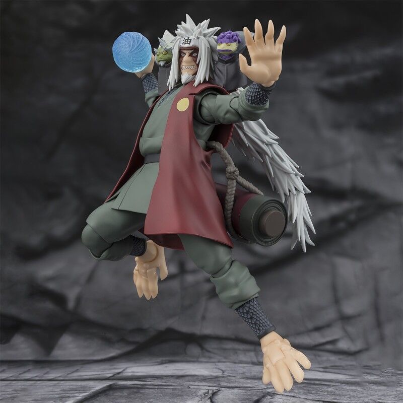 Naruto Shippuden Jiraiya Hidden Leaf Heroic Master Sage Mode S.H. Figuarts Figur 17cm