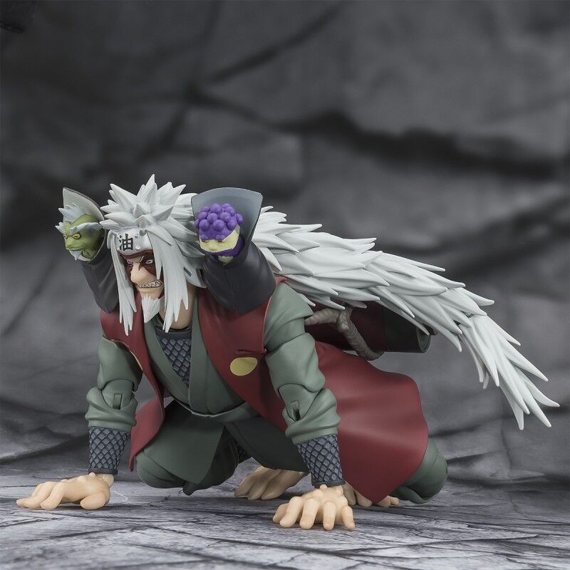 Naruto Shippuden Jiraiya Hidden Leaf Heroic Master Sage Mode S.H. Figuarts Figur 17cm