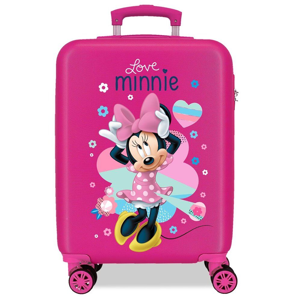 Disney Minnie Love ABS Ryggsäck med Hjul suitcase 55cm