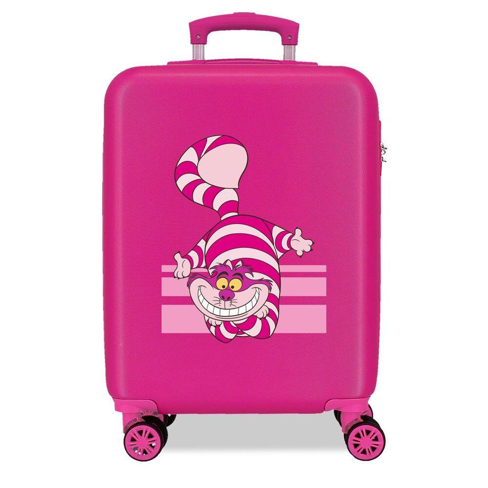 Disney Alice in Wonderland Cheshire ABS Ryggsäck med Hjul suitcase 55cm