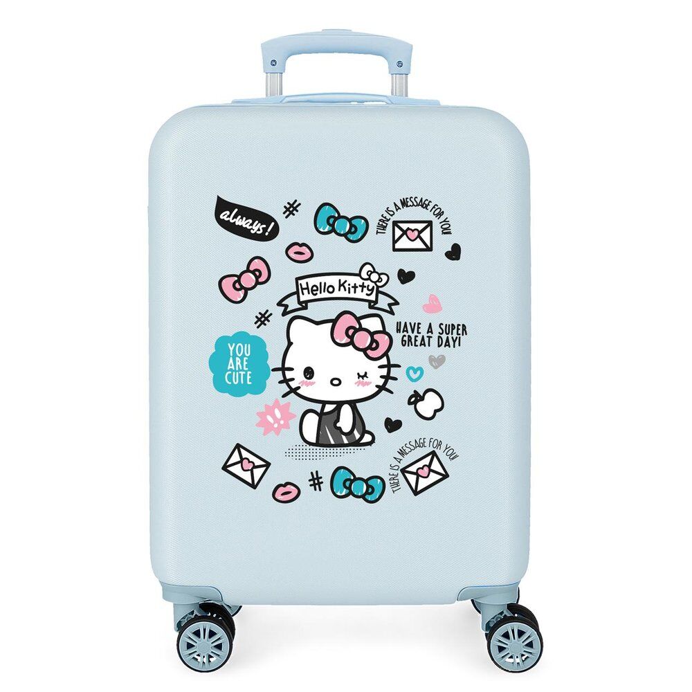 Hello Kitty You Are Cute ABS Ryggsäck med Hjul suitcase 55cm