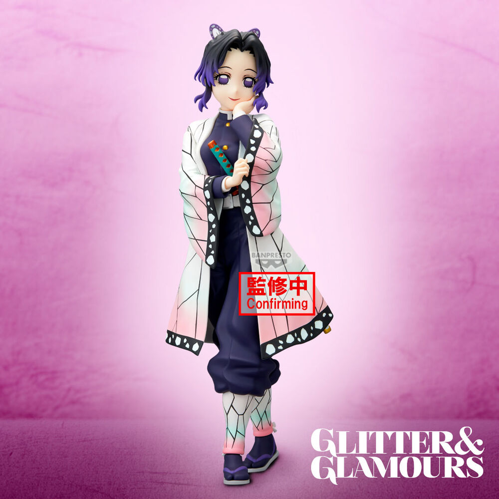 Demon Slayer Kimetsu no Yaiba Shinobu Kocho Glitter & Glamorous Figur 22 cm