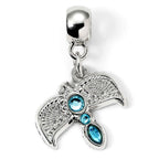 Harry Potter Diadem Charm Pendant - Silver Plated med Blå Kristall