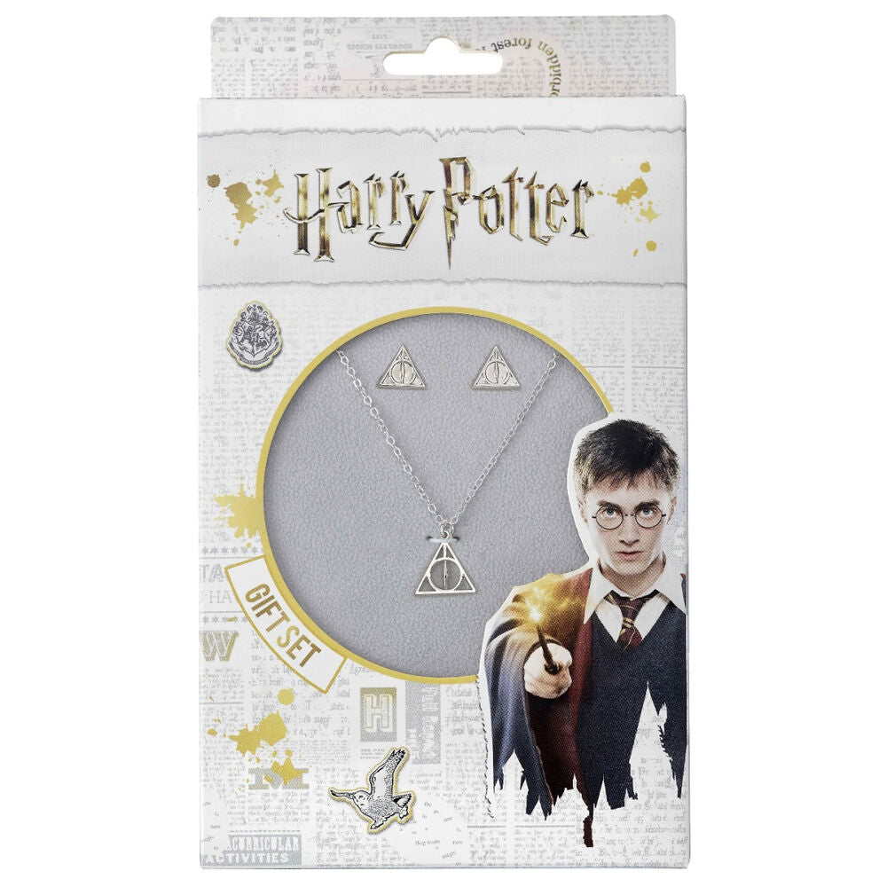Harry Potter Dödsreliker Halsband och Örhänges Set